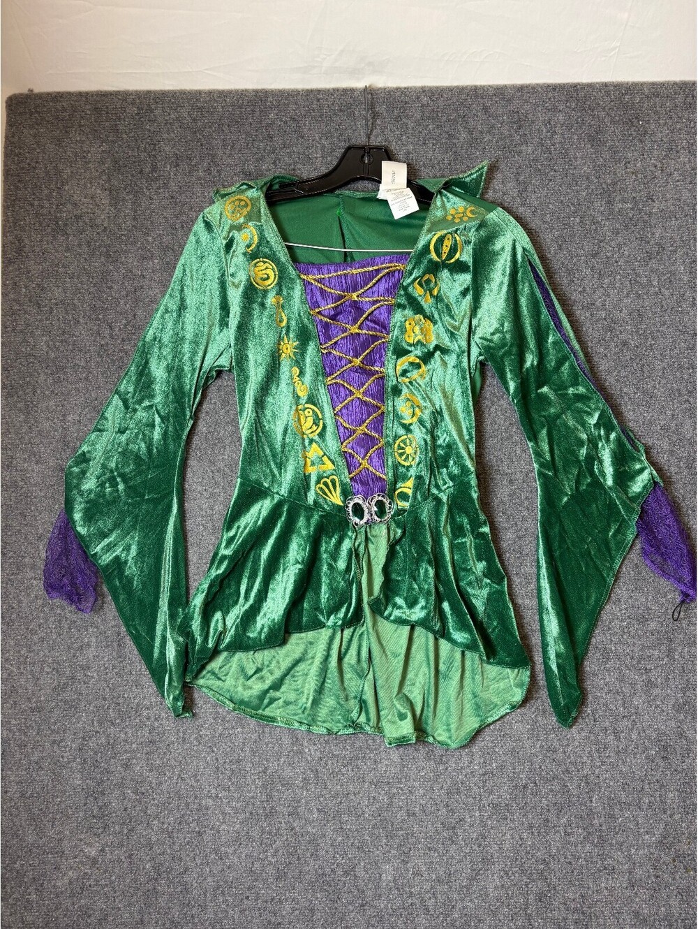 Disney Hocus Pocus Winifred Sanderson Costume Dress Velvet W- PSmall-S024A,S024B